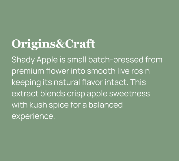 Spearmint THCa Live Rosin